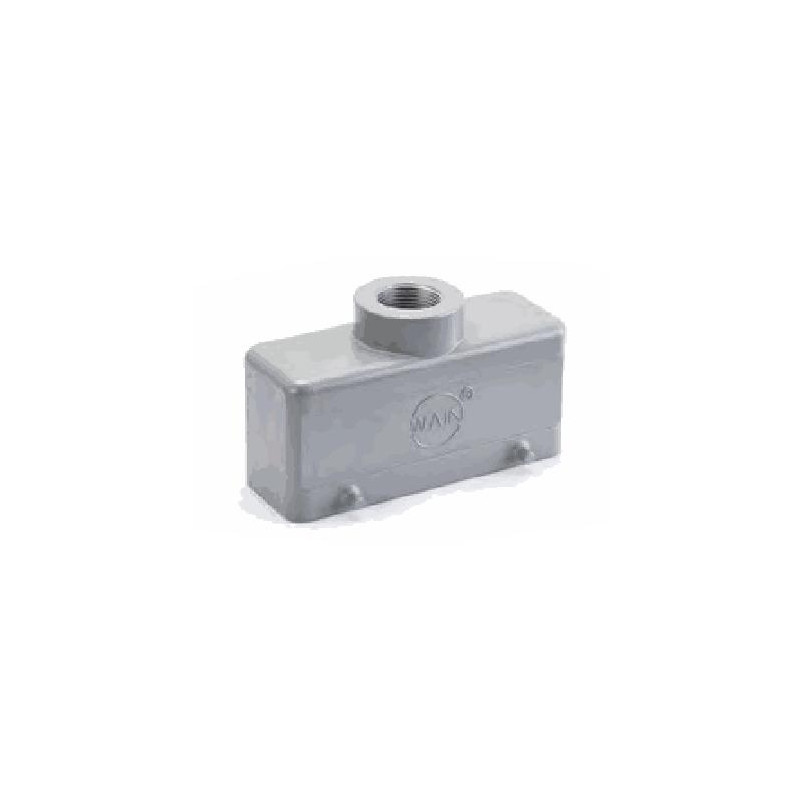 Capot 24B, Aluminium moulé sous pression, IP67, Sortie verticale, PG21